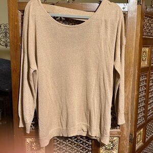 Sunny Leigh Metallic Gold Sweater